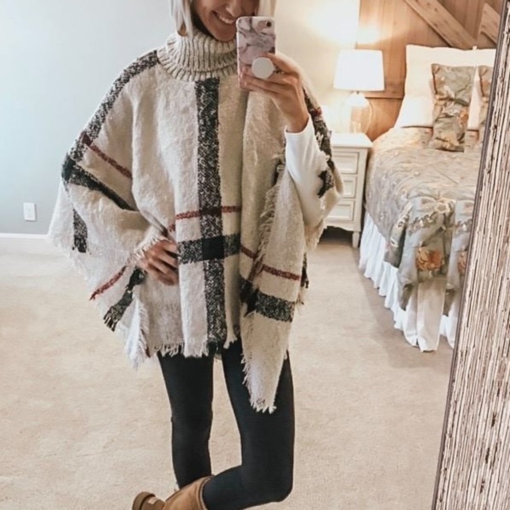 Cute poncho top